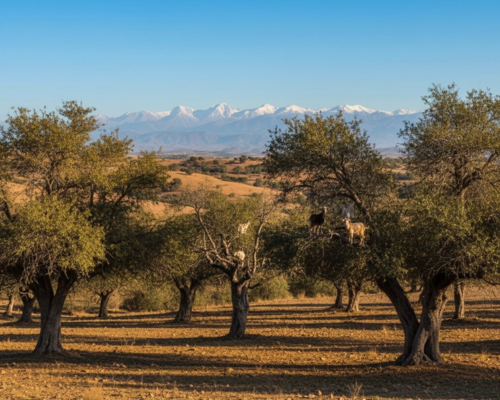 Paysage pittoresque du Maroc